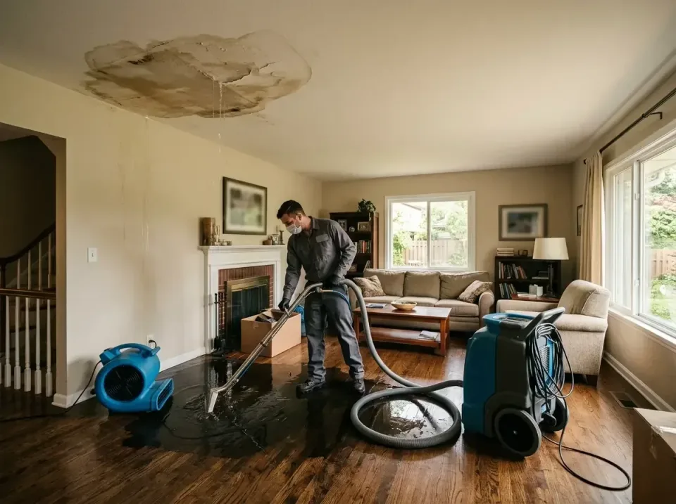 attic-pipe-burst-ceiling-drip-008 — frequently asked questions, Water Damage Restoration & Carpet Care in Waynesburg, PA